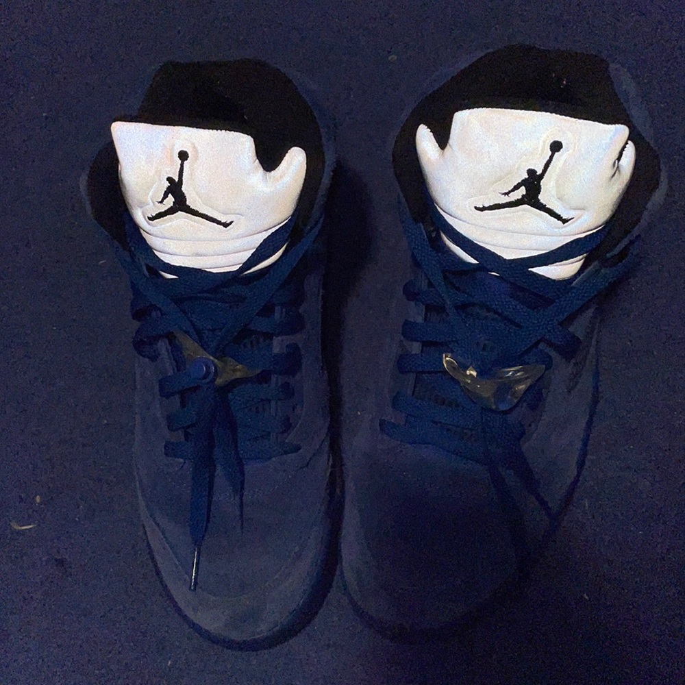 Air Jordan 5 Blue Suede